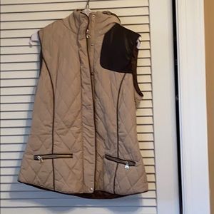 Quilted Zara vest w hood M